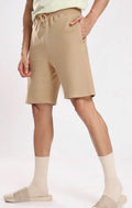 Men's Solid Casual Chino Shorts - Light Grey
