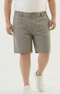 Men's Printed Casual Shorts - White & Black